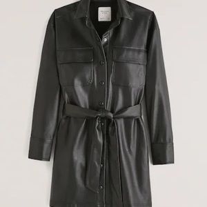 A&F Vegan Leather Dress